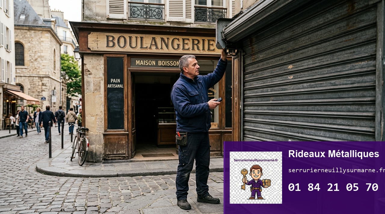Serrurier Neuilly-sur-Marne — Rideaux Métalliques à Neuilly-sur-Marne (93330)